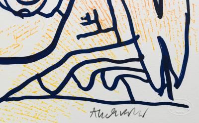 Pierre ALECHINSKY - Sans-titre, 2013 - Lithographie originale signée au crayon 2