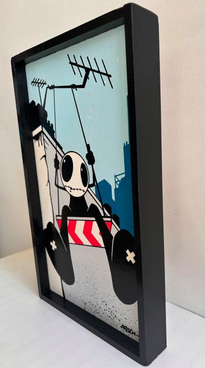 Arsen - Suspension - Acrylique sur bois 2