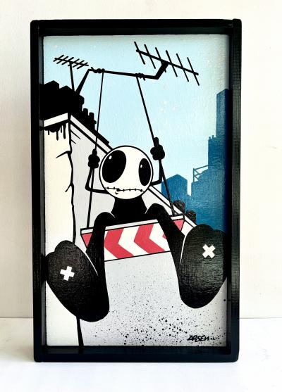 Arsen - Suspension - Acrylique sur bois 2