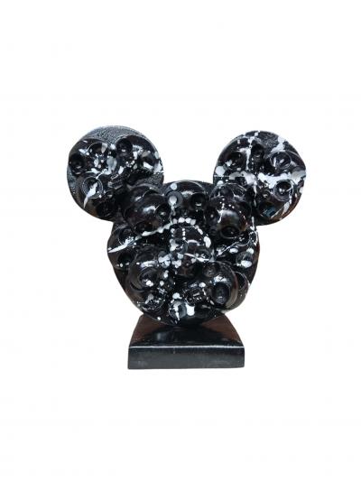 VL - Mickey Skull - Résine Peinte 2