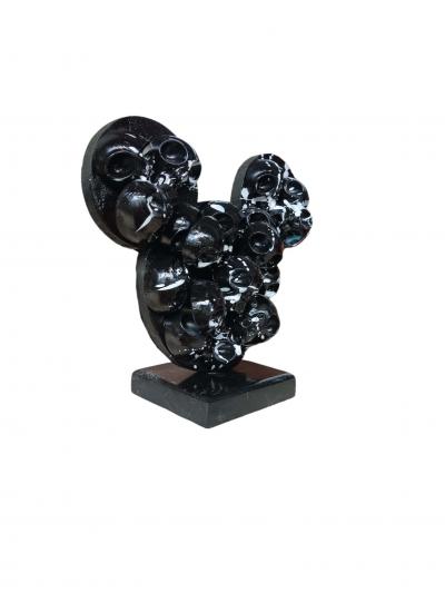 VL - Mickey Skull - Résine Peinte 2
