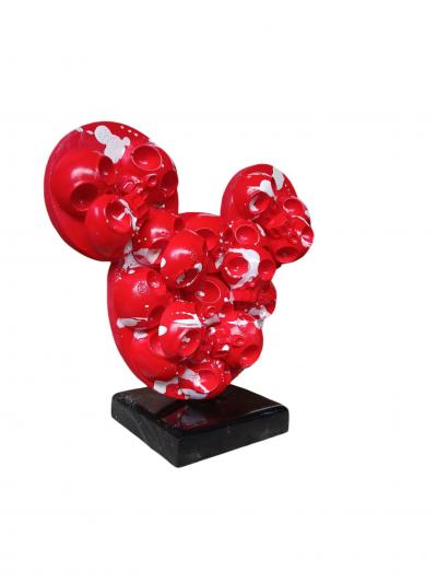 VL - Mickey Skull - Résine Peinte 2