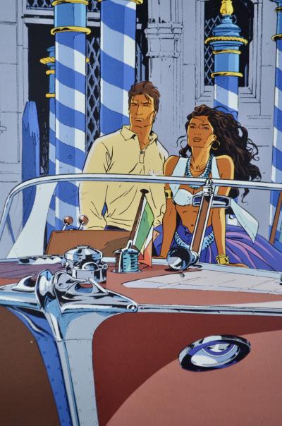 Franck - Venise Largo winch -2002 -Sérigraphie 2