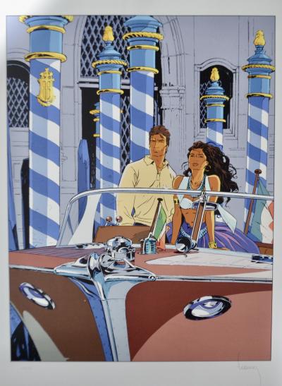Franck - Venise Largo winch -2002 -Sérigraphie 2