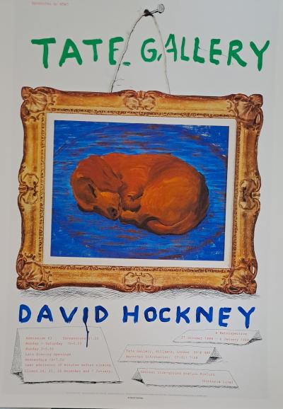 David Hockney (d’après) - Rétrospective - Tirage d’art