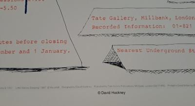 David Hockney (d’après) - Rétrospective - Tirage d’art 2