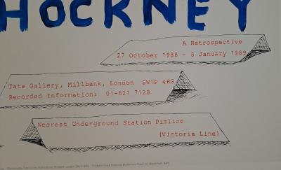 David Hockney (d’après) - Rétrospective - Tirage d’art 2