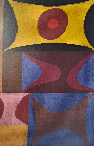 Sophie Taeuber-Arp (d’après) - Formes élémentaires : Composition verticale et horizontale, 1917- Tirage d’art de luxe 2