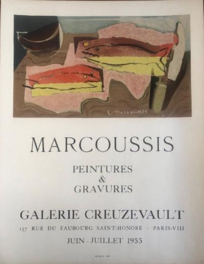 Louis Marcoussis (d’après) - Peintures et Gravures, 1955 - Affiche lithographique originale 2