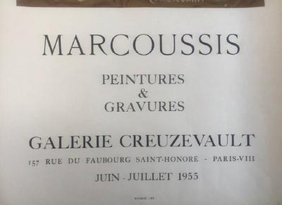 Louis Marcoussis (d’après) - Peintures et Gravures, 1955 - Affiche lithographique originale 2