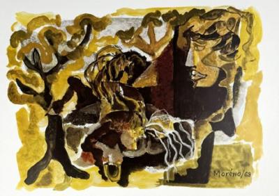 Jacinto Moreno (after) - Homage to Fédérico Garcia Lorca, 1973 - Original poster 2