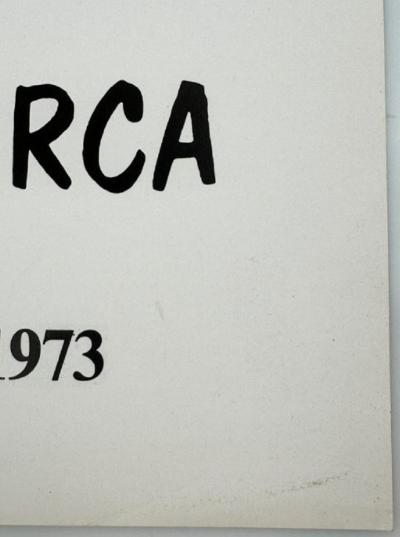 Jacinto Moreno (after) - Homage to Fédérico Garcia Lorca, 1973 - Original poster 2