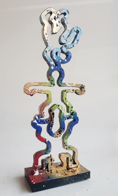 SPACO - Acrobates, 2024 - Sculpture pop street art 2