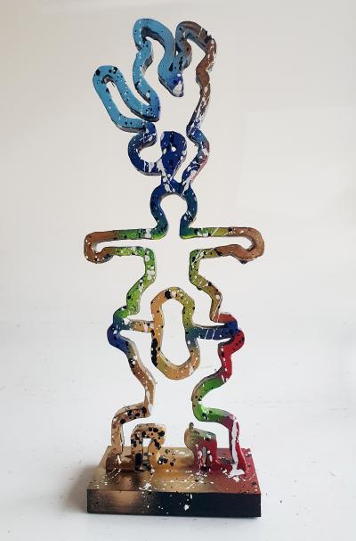 SPACO - Acrobates, 2024 - Sculpture pop street art 2
