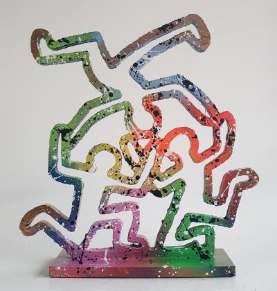 Spaco -  3 Acrobates , 2024 - Sculpture 2