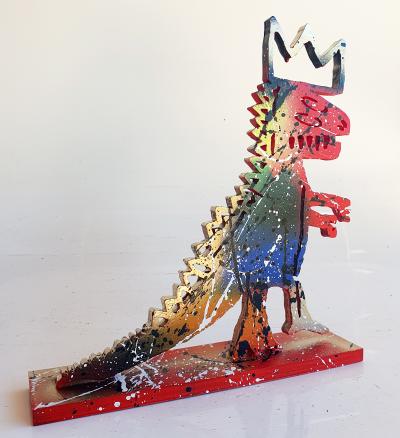 SPACO - Dinosaure Basquiat, 2024 - Sculpture 2