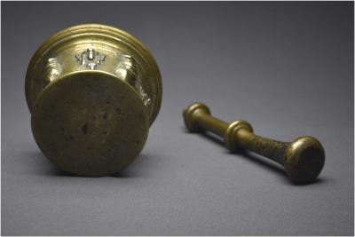France, XIXème siècle, Mortier massif et son pilon 2
