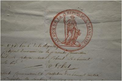 Révolution Française, Document du Conseil Exécutif Provisoire de Paris, Daté du 9 janvier 1793 2