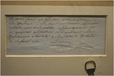 Révolution Française, Document du Conseil Exécutif Provisoire de Paris, Daté du 9 janvier 1793 2