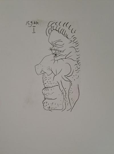 Pablo Picasso (d’après) - Le Goût du Bonheur (XVII), 1970 - Lithographie 2