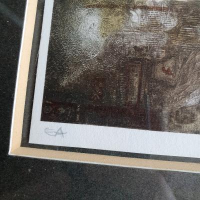 Alain KLEINMANN - Fragment de mémoire 1993 -  Lithographie originale signée 2