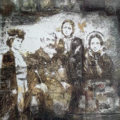 Alain KLEINMANN - Fragment de mémoire 1993 -  Lithographie originale signée 2