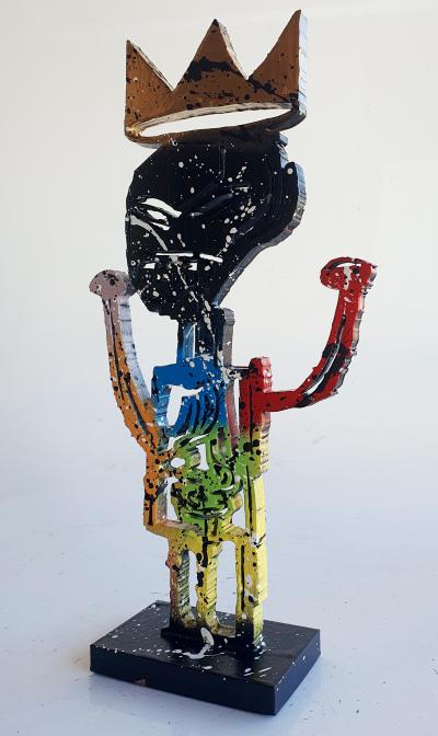 SPACO - King Basquiat , 2025 - Sculpture pop street art 2