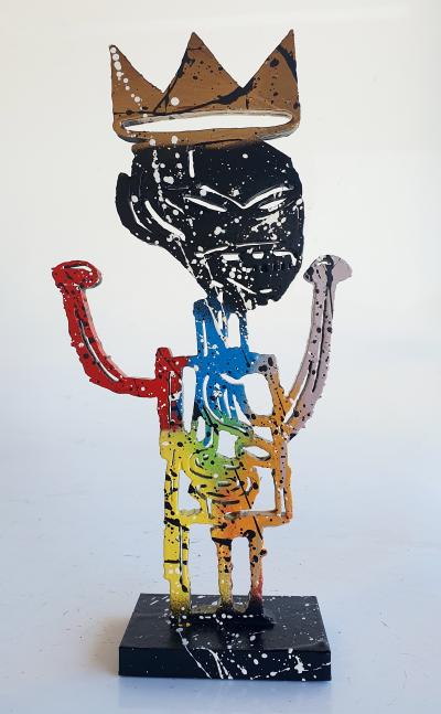SPACO - King Basquiat , 2025 - Sculpture pop street art 2