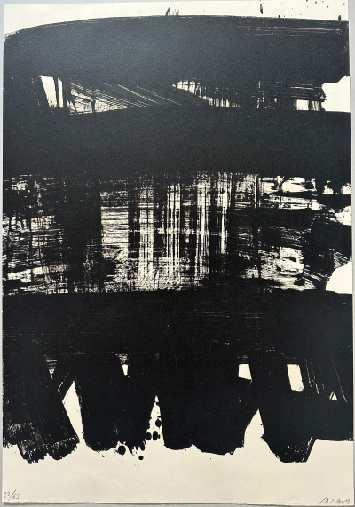 Pierre Soulages - Lithographie n°21 - Signée et numérotée