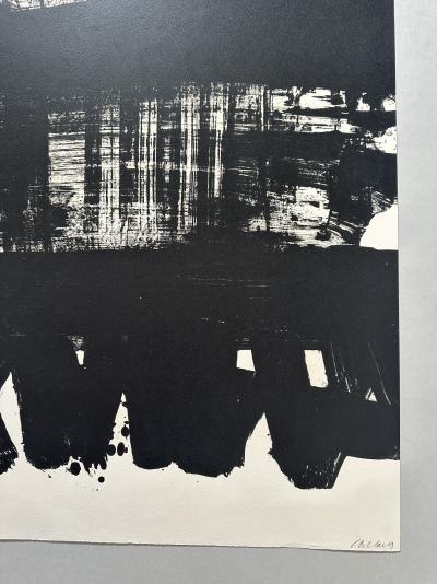 Pierre Soulages - Lithographie n°21 - Signée et numérotée 2
