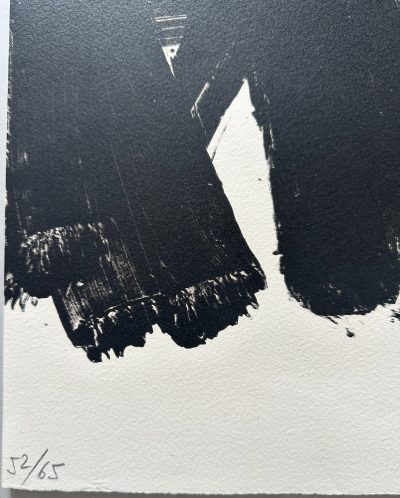 Pierre SOULAGES LITHOGRAPHIE N° 21 2
