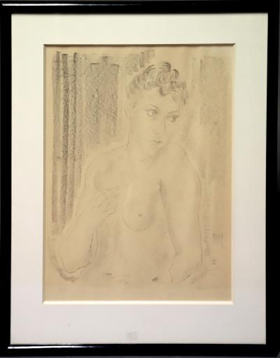 Léonard Tsuguharu FOUJITA - Femme nue à mi-corps 2