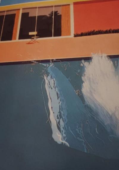 David Hockney (d’après) - Fondation Juan March - Affiche d’exposition 2
