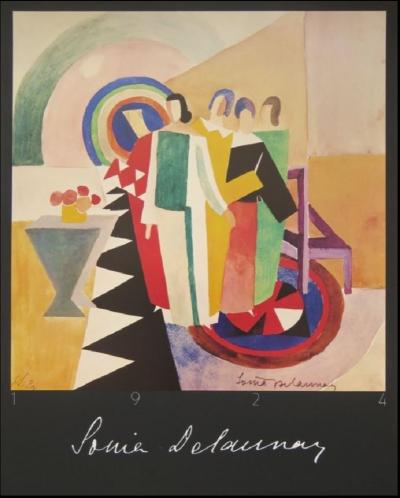 Sonia Delaunay (d’après) - 1924 - Affiche originale 2