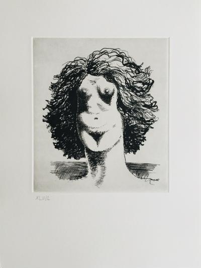 René MAGRITTE (d’après) - Le viol, 1934, Eau-forte originale signée 2