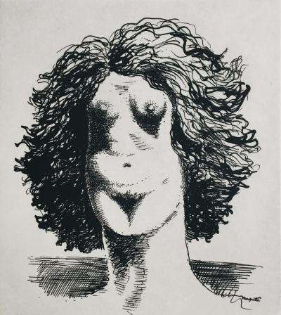 René MAGRITTE (d’après) - Le viol, 1934, Eau-forte originale signée 2