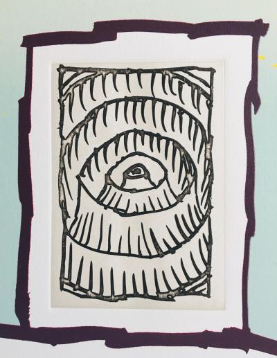 Pierre ALECHINSKY - You have to think ahead of yourself, 1986 - Original lithograph and etching signed in pencil 2
