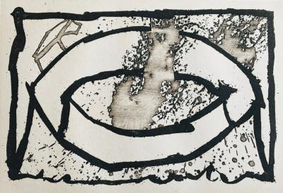 Pierre ALECHINSKY - Ainsi ne soit-il pas, 1986 - Lithographie et eau-forte originale signée au crayon 2