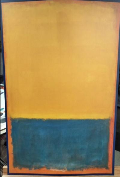 Mark Rothko (D’après) - Jaune et bleu sur orange, 1955 - Tirage d’art de luxe 2