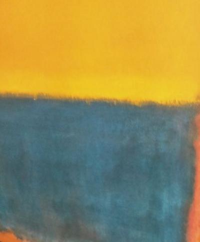 Mark Rothko (D’après) - Jaune et bleu sur orange, 1955 - Tirage d’art de luxe 2