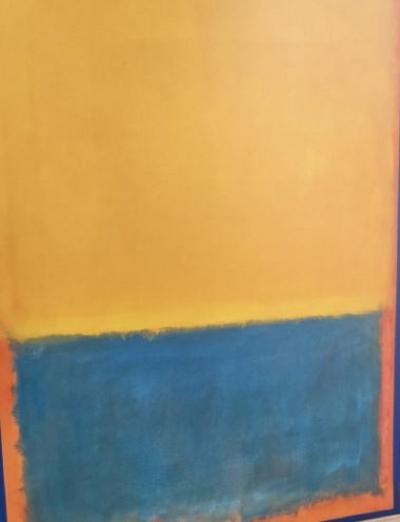 Mark Rothko (D’après) - Jaune et bleu sur orange, 1955 - Tirage d’art de luxe 2
