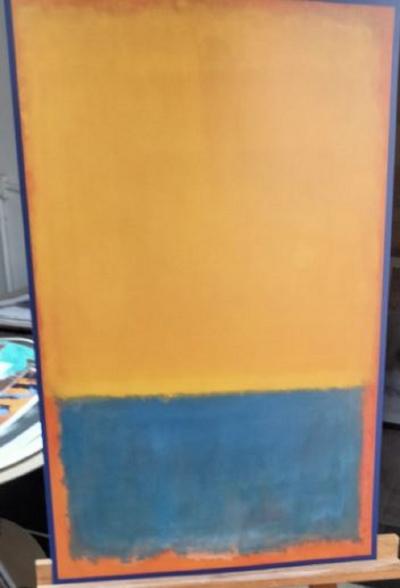 Mark Rothko (D’après) - Jaune et bleu sur orange, 1955 - Tirage d’art de luxe 2