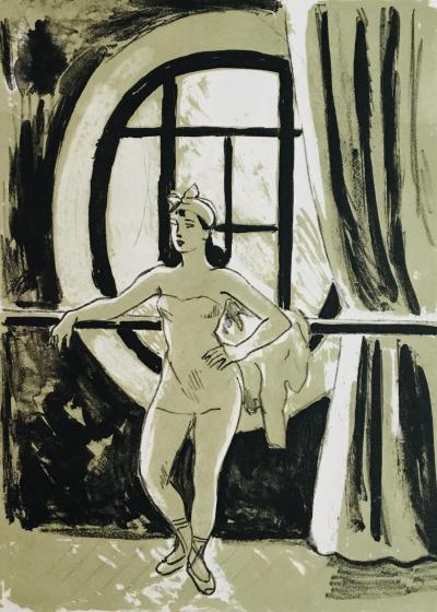 Yves BRAYER - Danseuse à la rotonde, 1969 - Lithographie signée au crayon 2