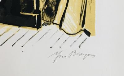 Yves BRAYER - Le pianiste au foyer de la danse, 1969 - Lithographie signée au crayon 2