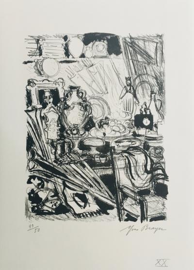 Yves BRAYER - Le magasin aux accessoires, 1969 - Lithographie signée au crayon 2