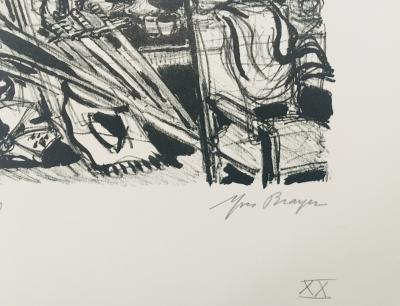 Yves BRAYER - Le magasin aux accessoires, 1969 - Lithographie signée au crayon 2