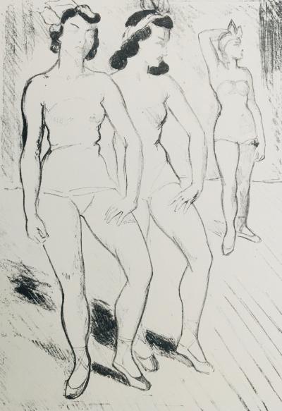Yves BRAYER - Figures de ballet, 1969 - Lithographie signée au crayon 2