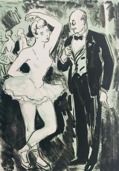 Yves BRAYER - L’abonné dans les coulisses, 1969 - Lithographie signée au crayon 2