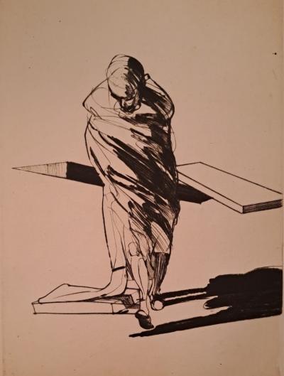 Claude Weisbuch - Dom Juan - Gravure à la pointe sèche 2