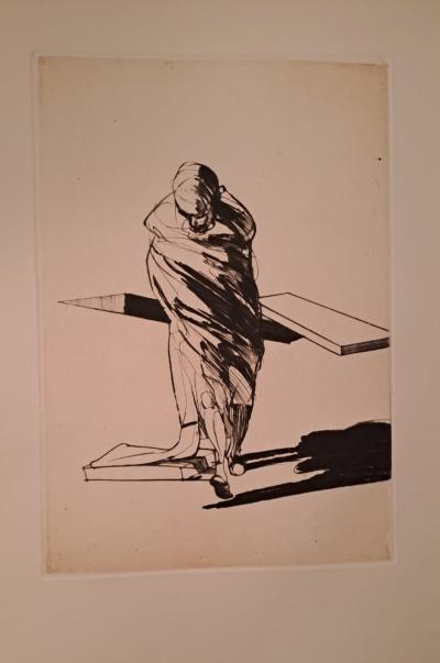 Claude Weisbuch - Dom Juan - Gravure à la pointe sèche 2